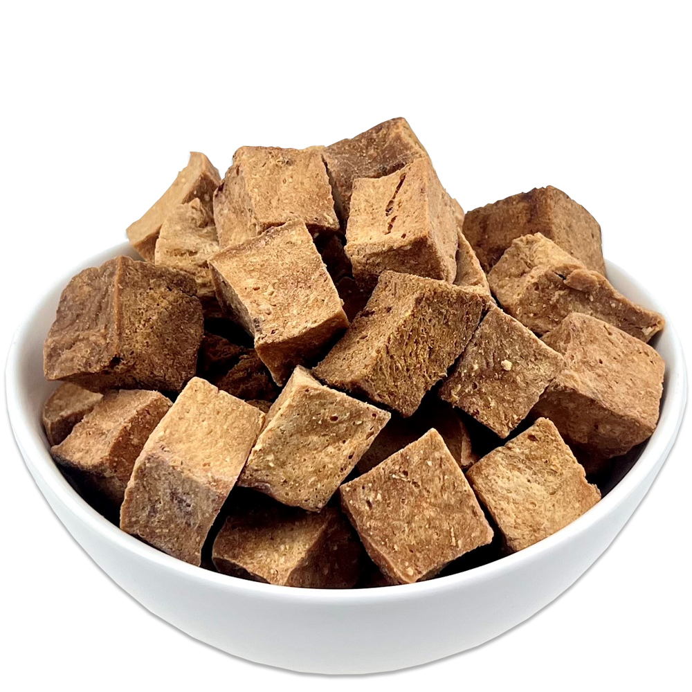 Kaninchen-Fleischwürfel  S = 70g Kaninchen-Fleischwürfel  S = 70g