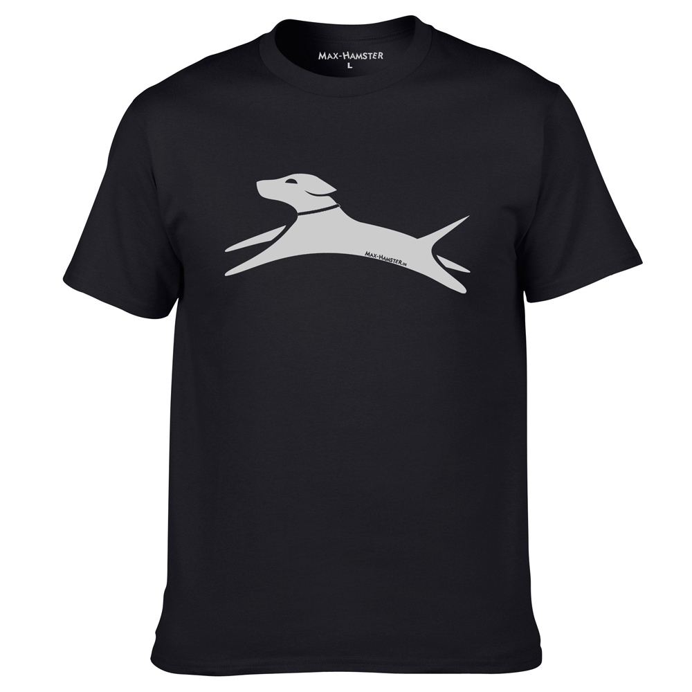 T-Shirt Kurzarm MAX-HAMSTER  S schwarz