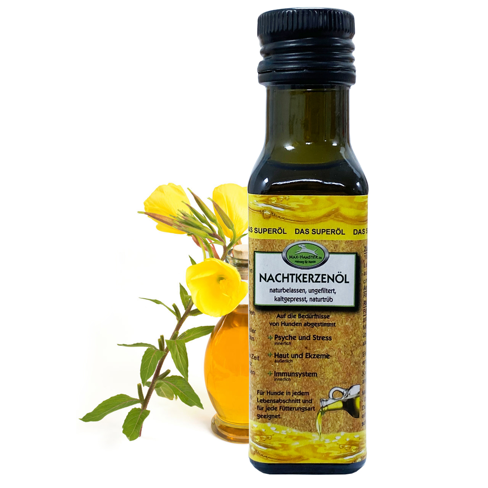 Nachtkerzenoel-Max-Hamster Premium Nachtkerzenöl 100ml ungefiltert