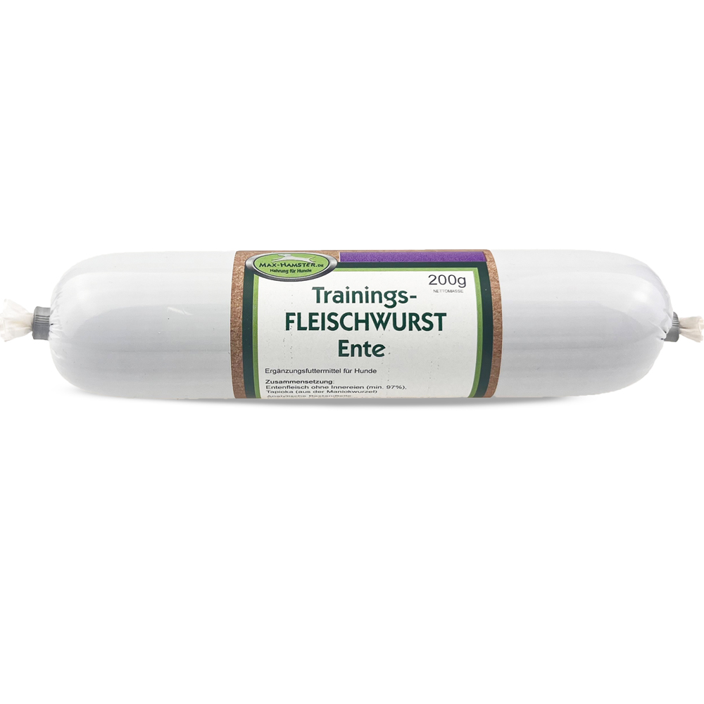 Trainings- Fleischwurst Ente 200g Trainings- Fleischwurst Ente 200g