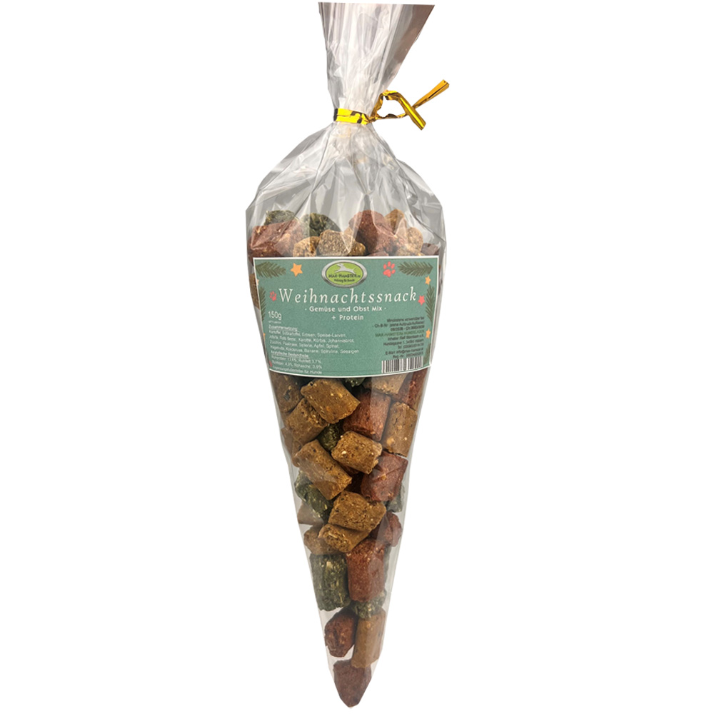 Weihnachtssnack - Gemüse und Obst Mix + Protein Weihnachtssnack - Gemüse und Obst Mix + Protein