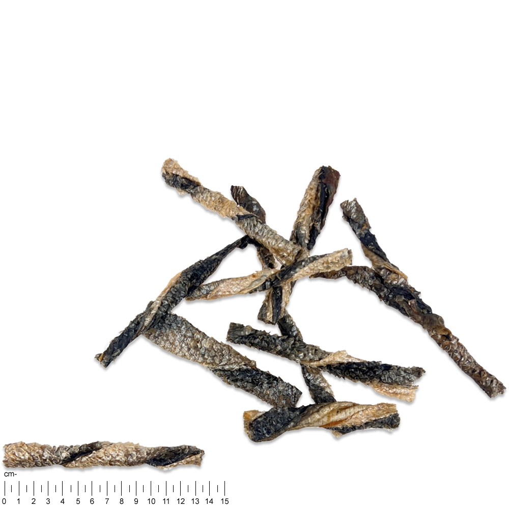 Lachs-Haut-Knuspersticks Lachs-Haut-Knuspersticks