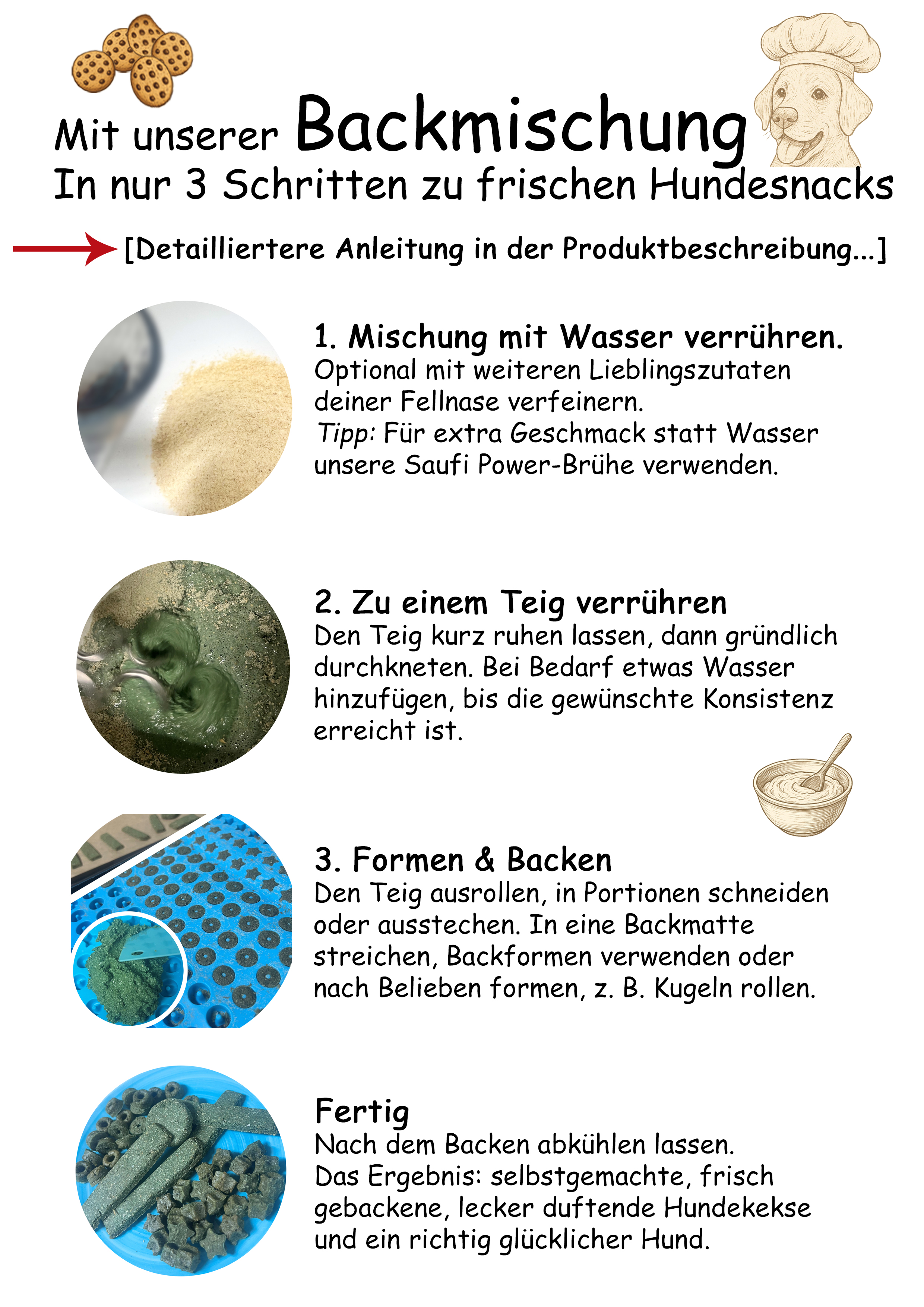 Backpfote Kräuterbackmischung 2,5kg