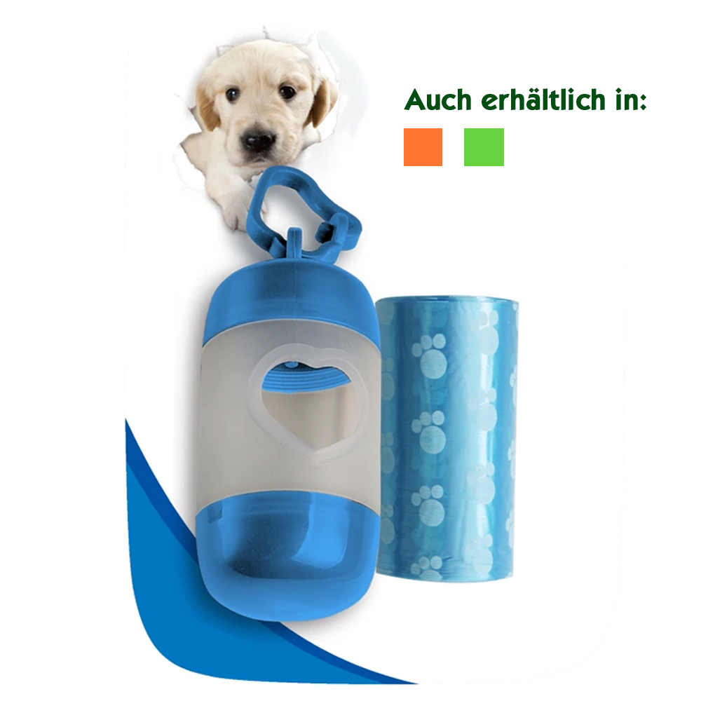 Kotbeutelspender inklusive 2 x 20 Kotbeutel