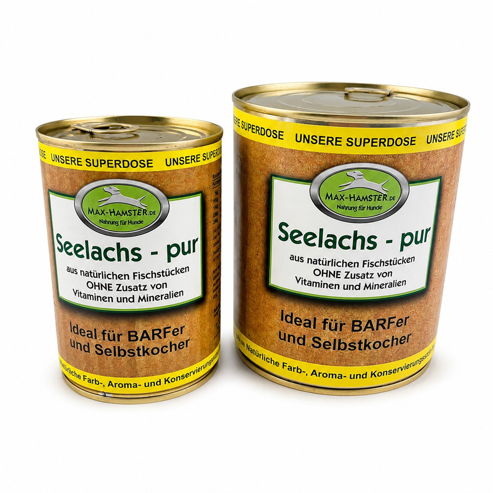 Seelachs - pur (Fisch-pur) Premium Dosenfisch OHNE Zusätze