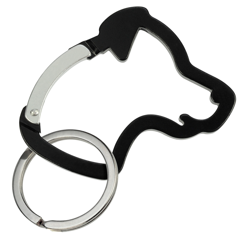 Aluminium-Karabiner-Hundekopf1 Karabiner Hundekopf