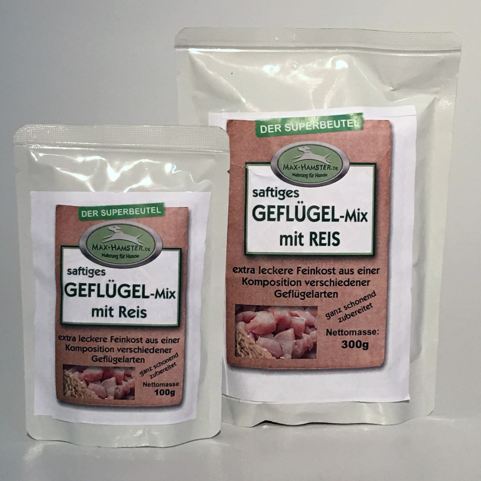 Gefluegel-Reis-Beutel Geflügel-Mix mit Reis - Premium-Feinkost