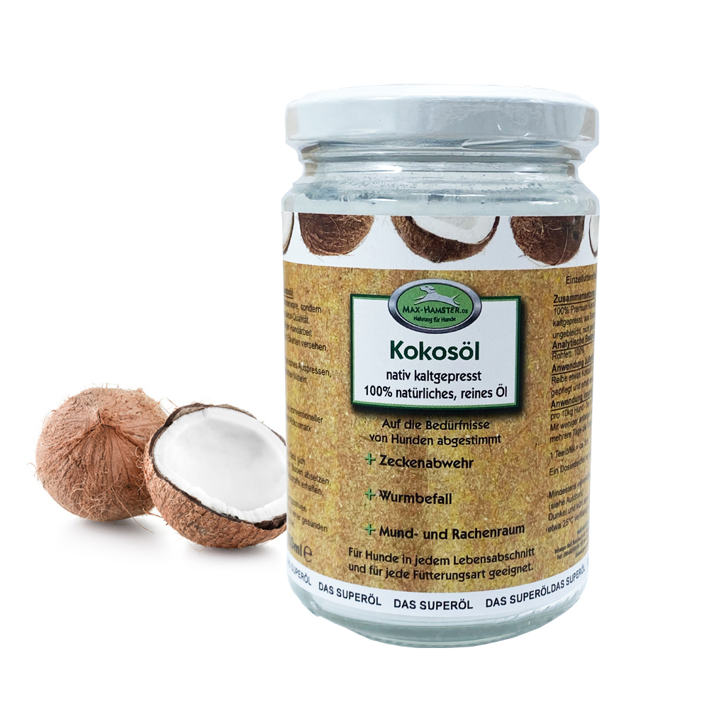 Kokosoel-Max-Hamster Premium Kokosöl 250ml