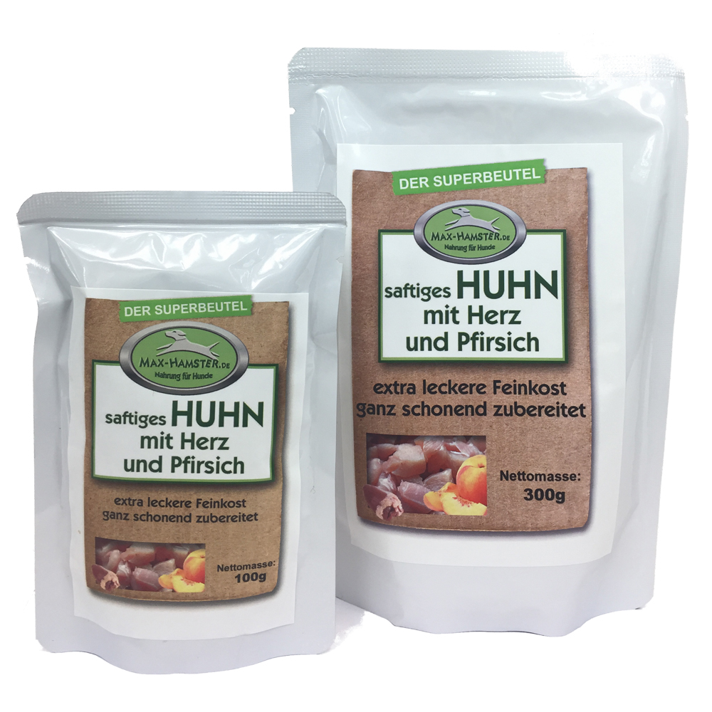 Huhn-mit-Herz-und-Pfirsich saftiges HUHN mit Herz und Pfirsich - Premium-Feinkost