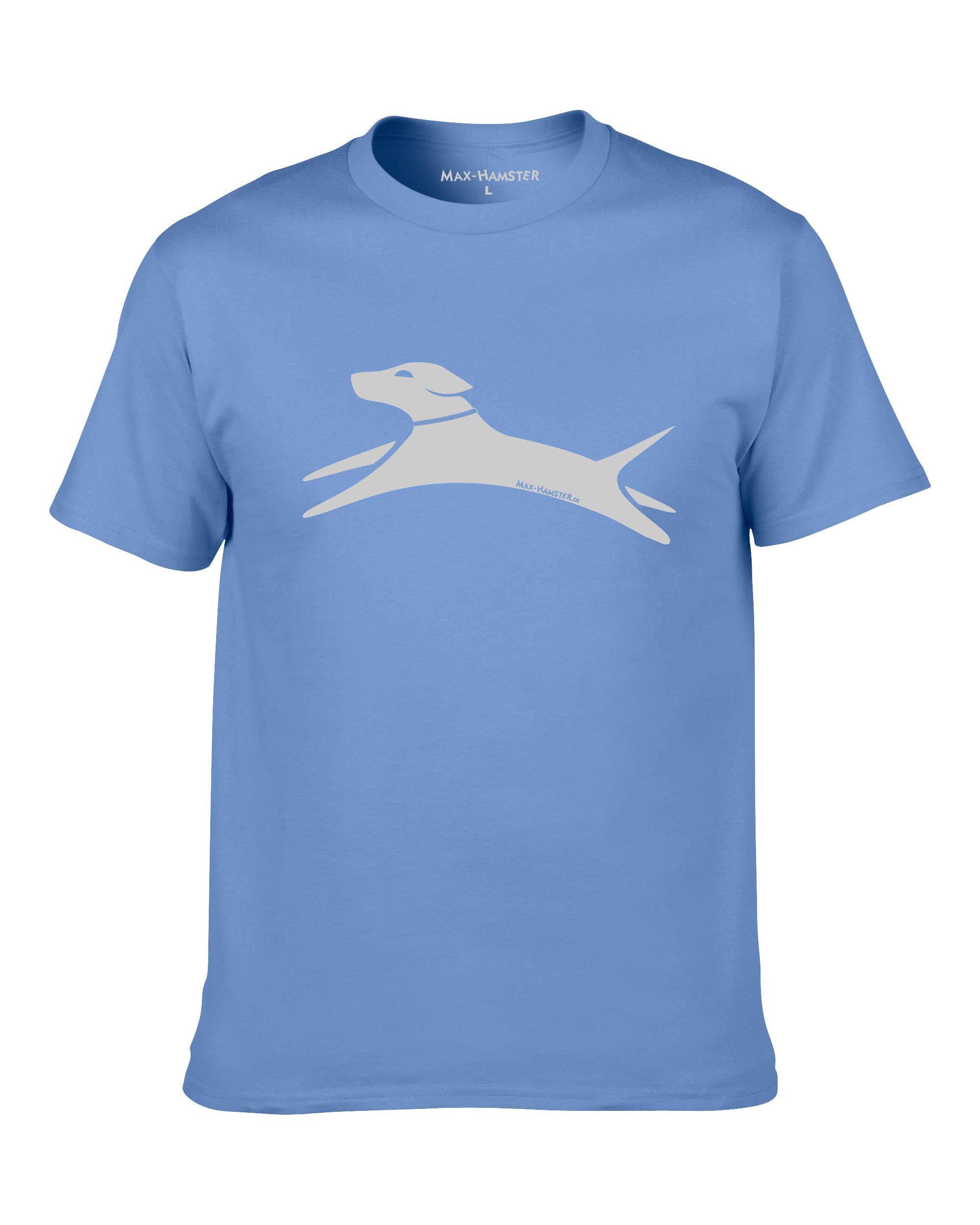 T_shirt-hellblau T-Shirt Kurzarm MAX-HAMSTER
