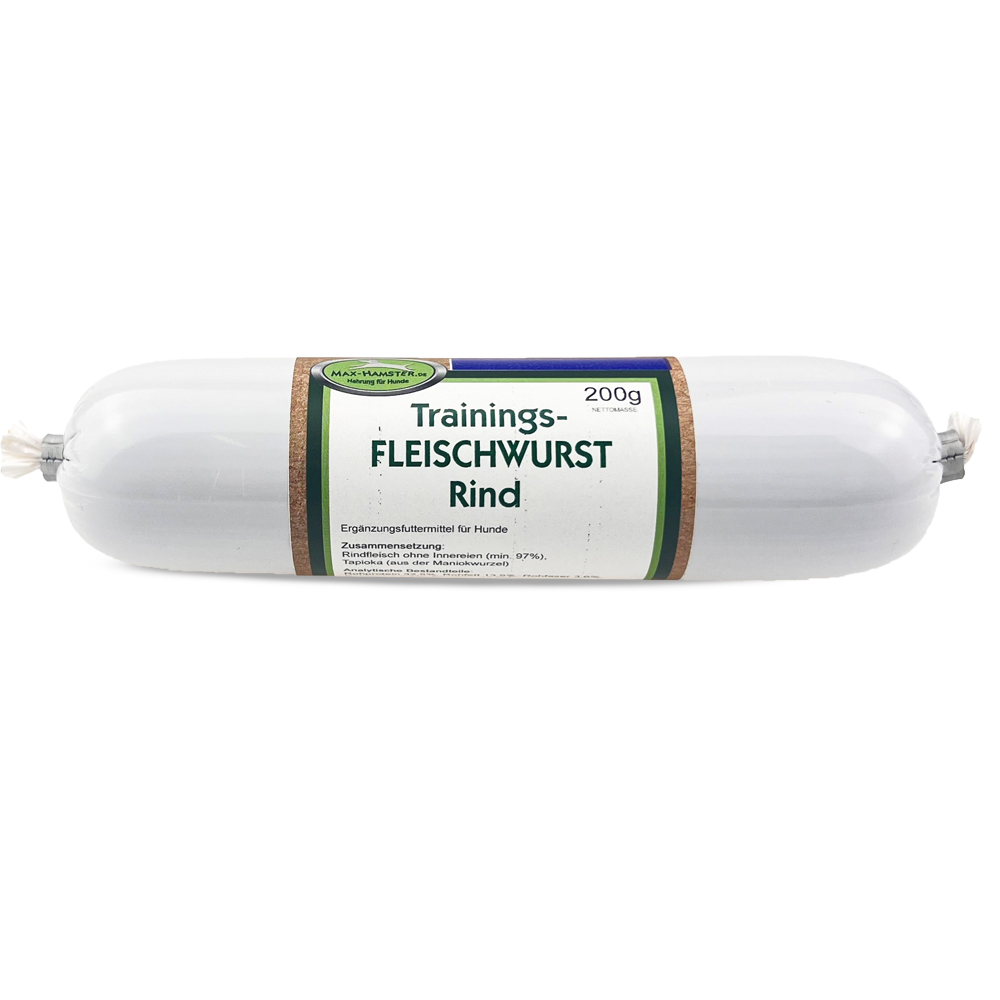Trainings- Fleischwurst Rind 200g Trainings- Fleischwurst Rind 200g