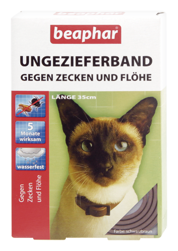 Ungezieferband Katze gegen Flöhe + Zecken Beaphar