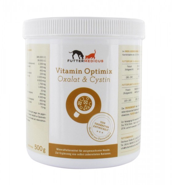 Vitamin-Optimix oxalat 500g Prophylaxe von Harnsteinen