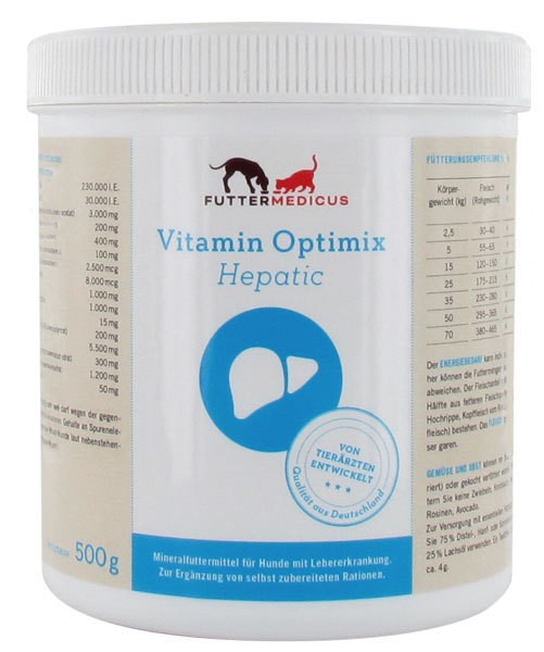 Vitamin-Optimix hepatic 500g Lebererkrankung