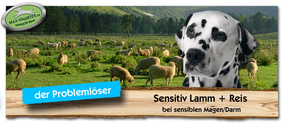 Hundefutter-Light-Sensitiv-Lamm-Reis-Max-Hamster