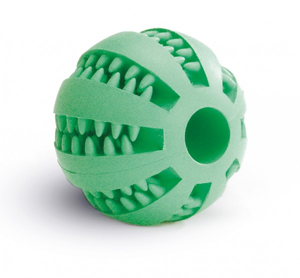 Hundemassageball für die Zähne 7cm grün