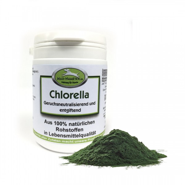 Chlorella 100g Geruchsneutralisierend und entgiftend von Max Hamster